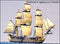 100 Gun Ship-of-the-line  (HMS Victory) - Full Sails
