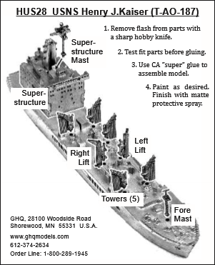 USNS Henry Kaiser (T-AO-187) – GHQ Models