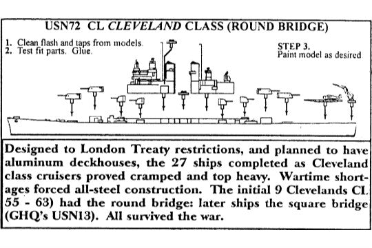 CL Cleveland Class (Round Bridge)