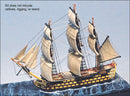 100 Gun Ship-of-the-line  (HMS Victory) - Full Sails