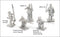 Skirmishers in Action Poses (USA)