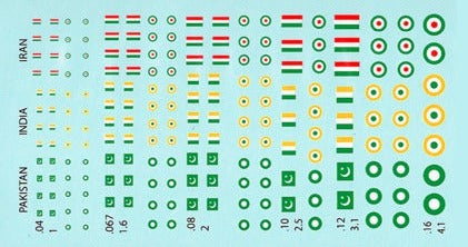 Modern Aircraft Insignia - India, Iran, Pakistan