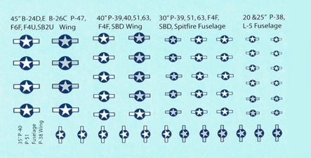 US WWII Fighter Insignia - July 1943–1947