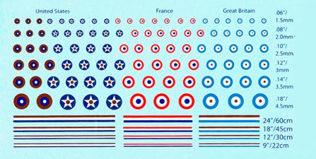 Great War Allied Aircraft Insignia - Britain, France, US