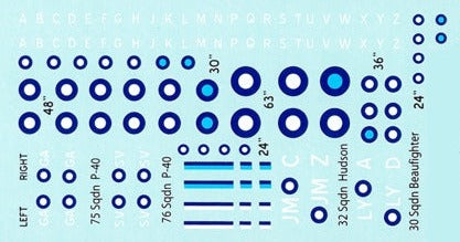 British WWII Roundels - SEAC & Pacific Fleet