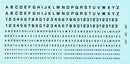 Letters & Numbers - black