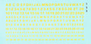 Letters & Numbers - yellow