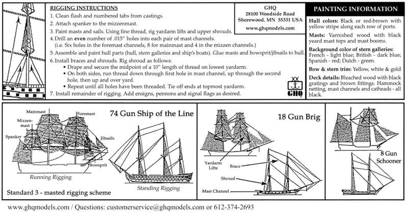 80 Gun Ship-of-the-line (Le Bucentaure) - Full Sails