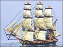 20 Gun Corvette  (La Fauvette) - Full Sails