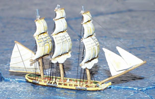 20 Gun Corvette (La Fauvette) - Battle Sails