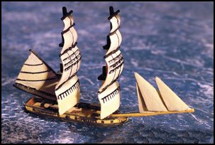 18 Gun Brig - Full Sails