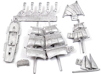 20 Gun Sloop-of-War  - Full Sails