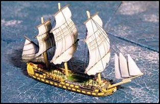 74 Gun Ship-of-the-line (El Montas) - Battle Sails