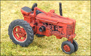 Red Super M-TA Farm Tractor