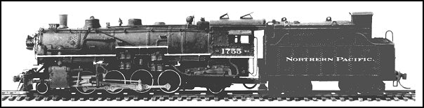 Northern Pacific W-3 Mikado w/ Oil Tender