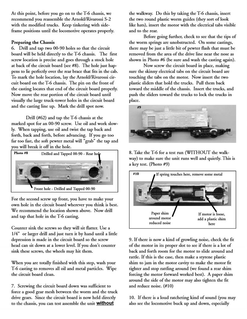 Norfolk & Western T-6 Switcher Conversion Kit
