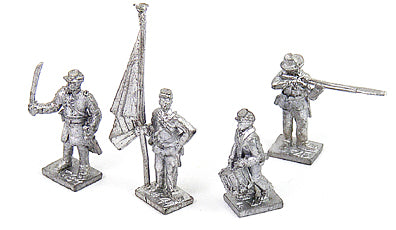 Standing Firing in Sack Coat & Slouch Hat (USA)