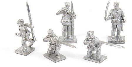Skirmishers in Action Poses (USA)