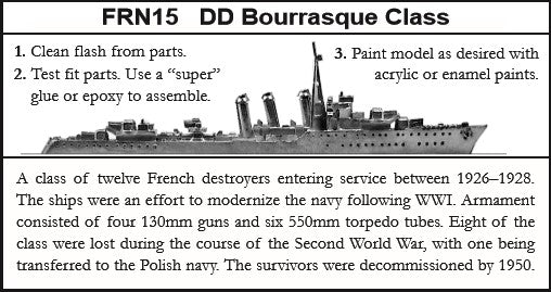 DD Bourrasque Class