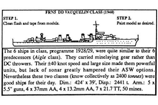 DD Vauquelin Class