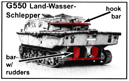 Land-Wasser-Schlepper