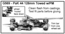 PaK 44 128mm, Towed w/PM