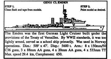 CL Emden - WWII