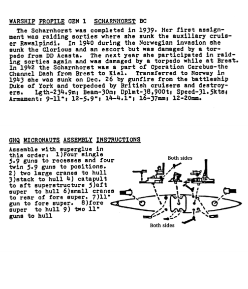 CB Scharnhorst GHQ Models