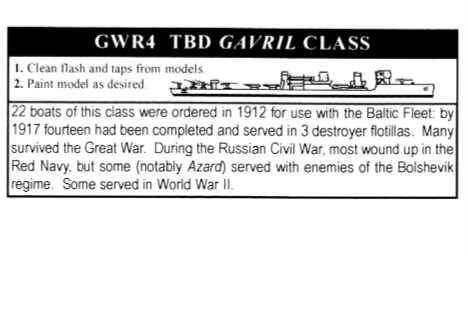 DD Gavril Class