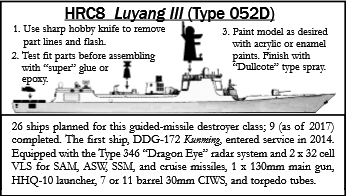 Luyang III (Type 052D) Destroyer