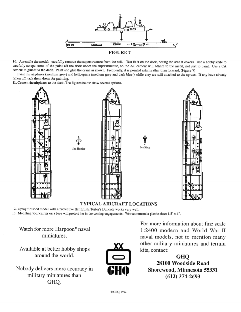 CVL Invincible GHQ Models