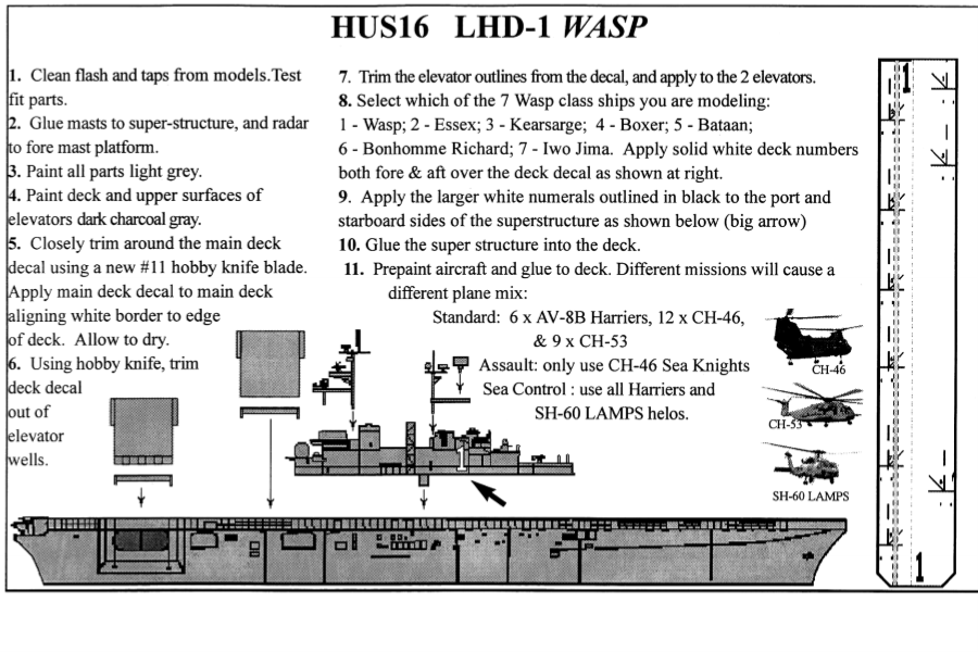 LHD-1 Wasp – GHQ Models