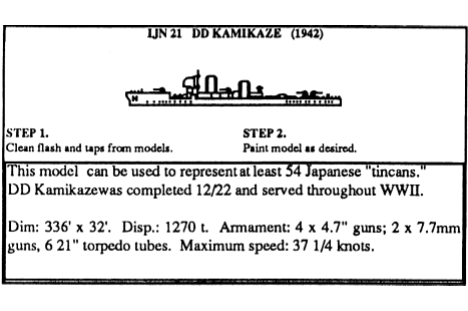DD Kamikaze Class