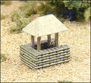 Guard Huts w/ Thatch Roofs