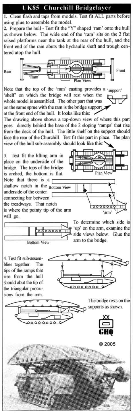 Churchill AVRE Bridgelayer