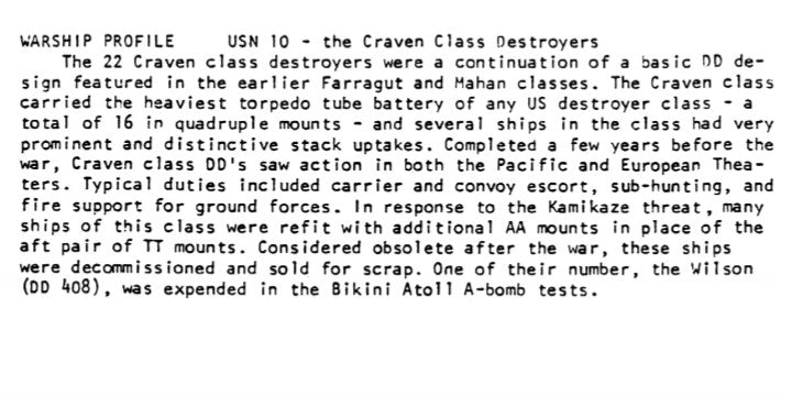 DD Gridley Class