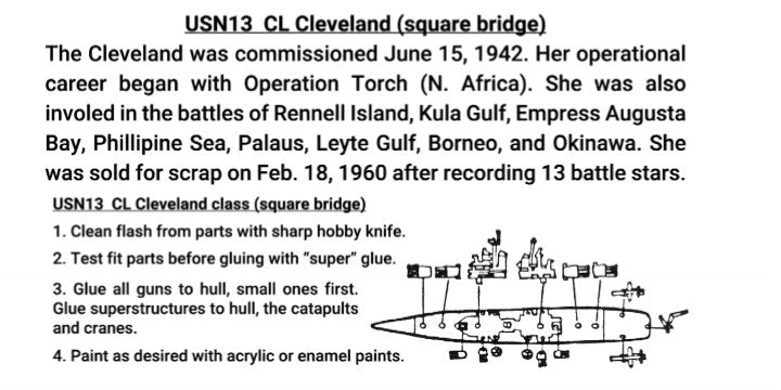 CL Cleveland Class (Square Bridge)