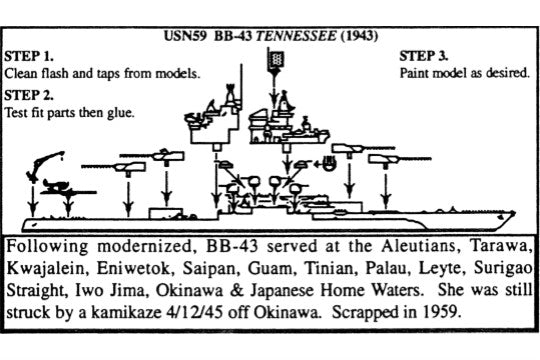 BB-43 Tennessee (1943)