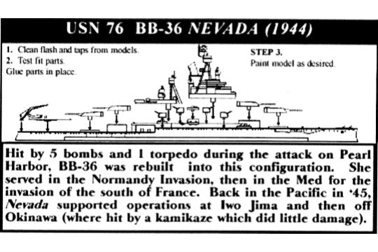 BB-36 Nevada - WWII