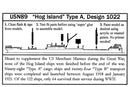 "Hog Island" Type A (Design 1022)