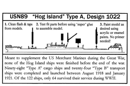 "Hog Island" Type A (Design 1022)