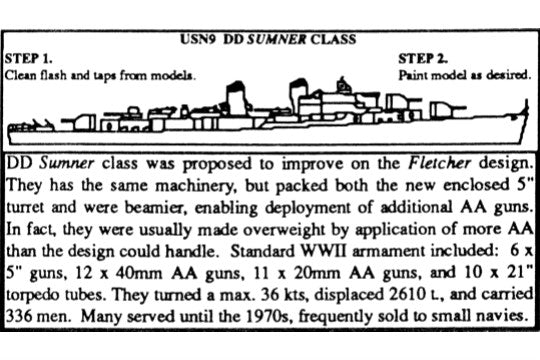 DD Sumner Class