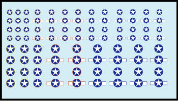 WWII USAAF Aircraft Stars & Markings
