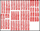 WWII German Red Tactical Numerals