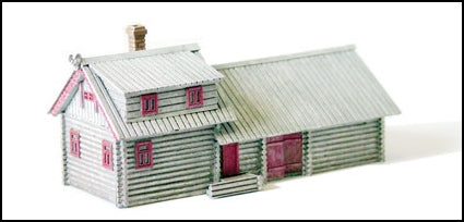 Large Log House & Barn