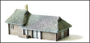 Large Log House & Barn w/ Thatch Roof